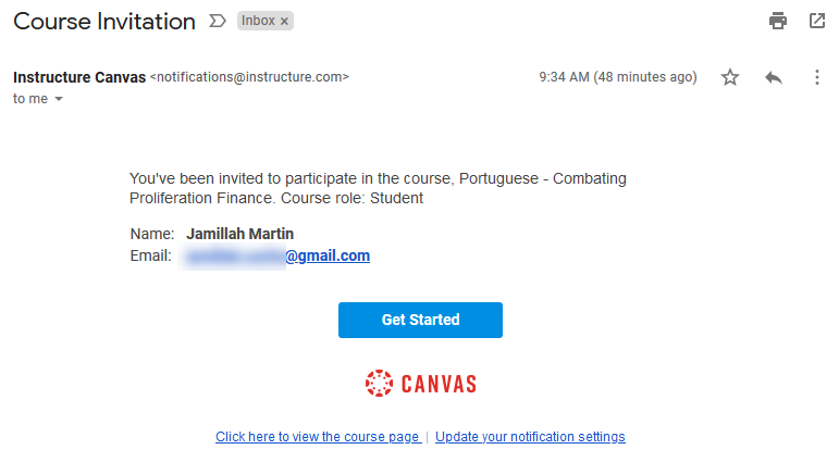Course Invitation Email_Non VCU User