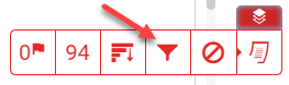 Turnitin Similarity Tool Filter Icon