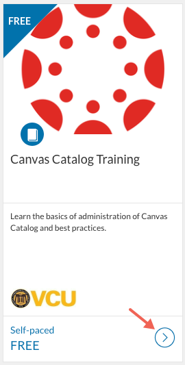 Canvas Catalog Training Course