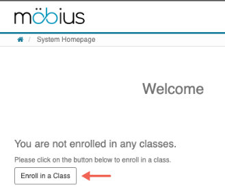 Mobius Enroll in a Class Button