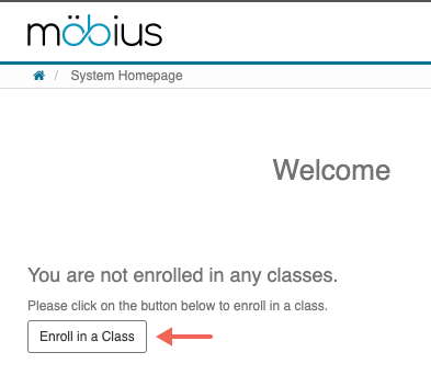 Mobius Enroll in a Class Button